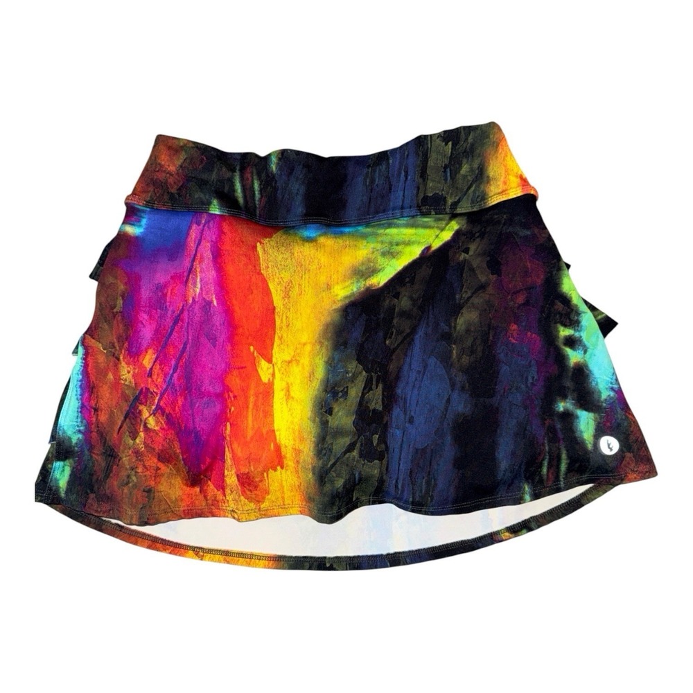 Dona Jo Women's Golf Tennis Pickleball Skirt Size 2 Large Brushed Watercolor